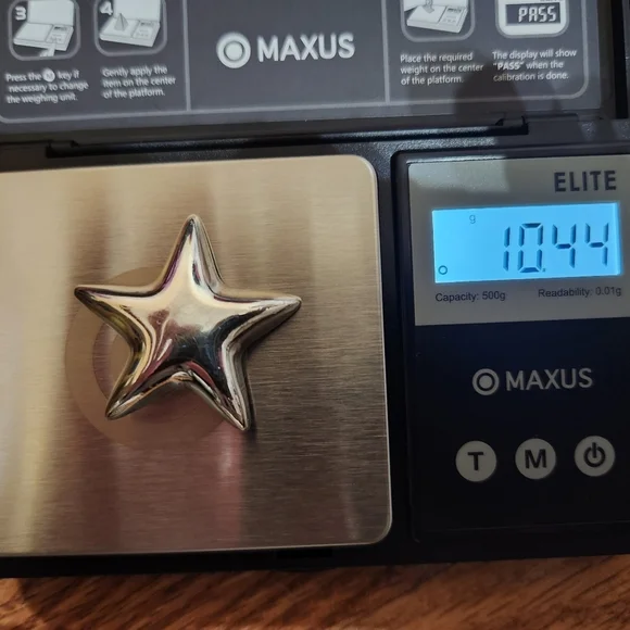 Tiffany & Co. Sterling Silver Star Brooch With Box - Picture 8 of 8